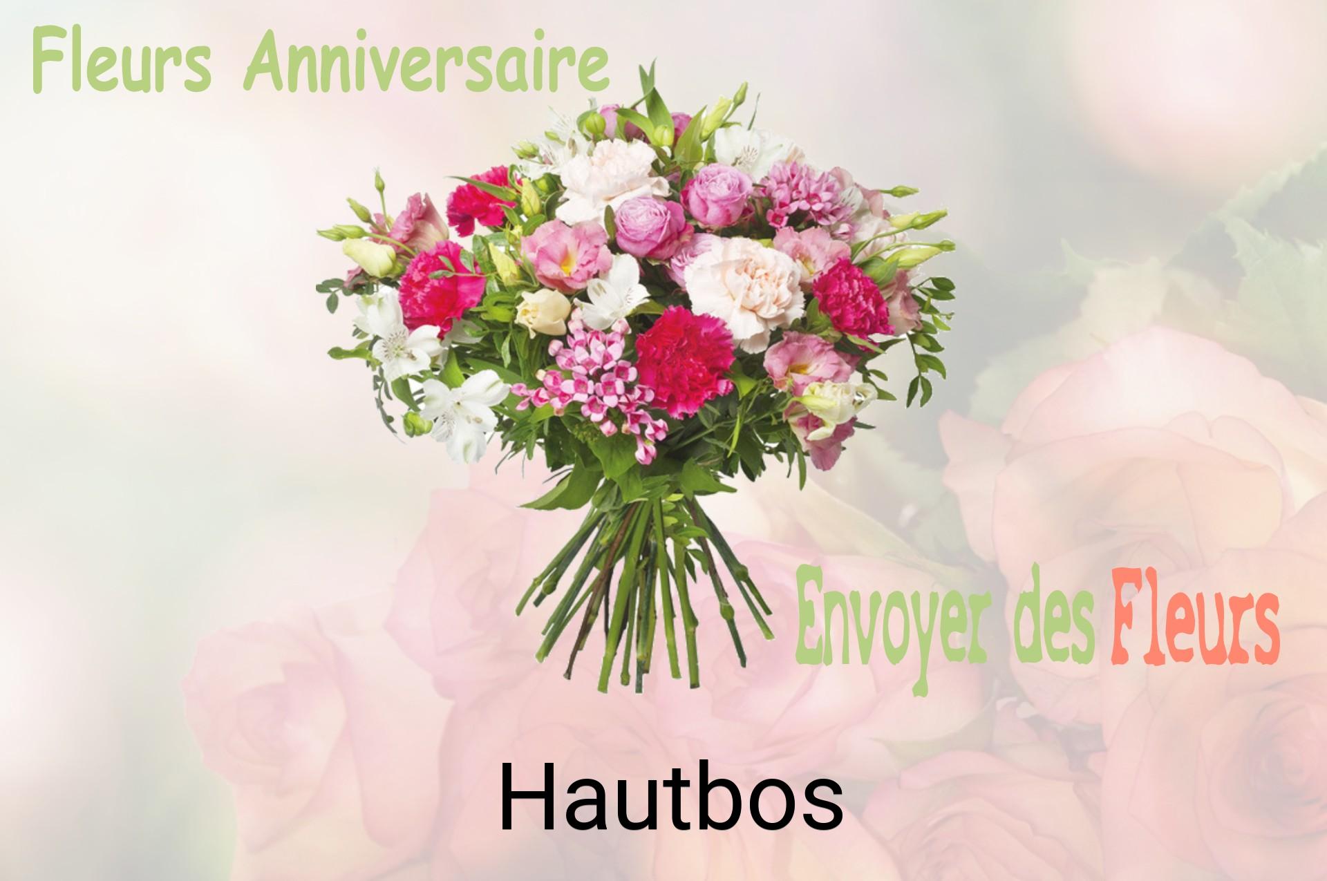 Bouquet de fleurs d’anniversaire livré à Hautbos